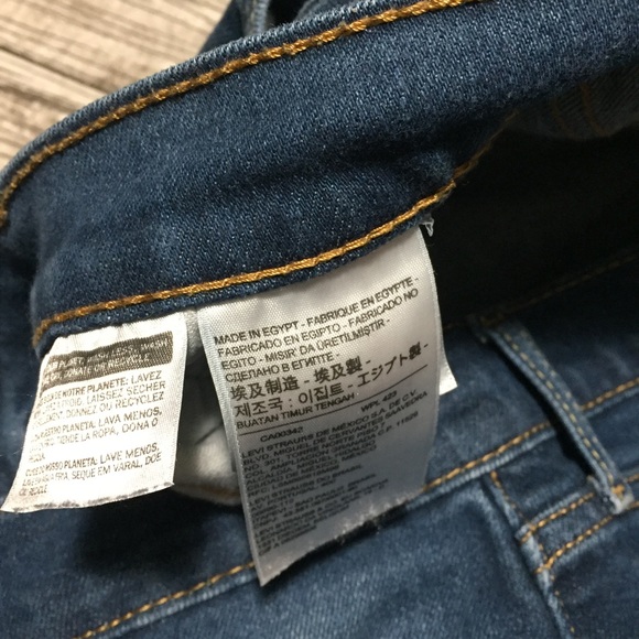 Levi’s 514 Straight Jeans Men’s 34x30 Med Wash Blue Denim Stretch (Read Desc) - Picture 11 of 13